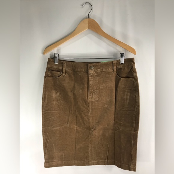Charter Club Dresses & Skirts - Charter Club Corduroy Skirt Size 8 Ashbury Brown New